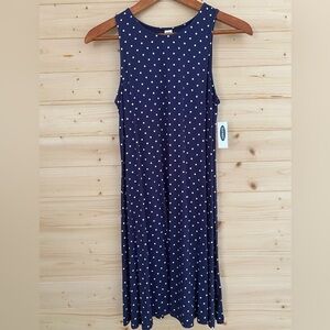 NEW OLD NAVY Small Polka Dot Lightweight, Breezy Style Playful Print Sundress